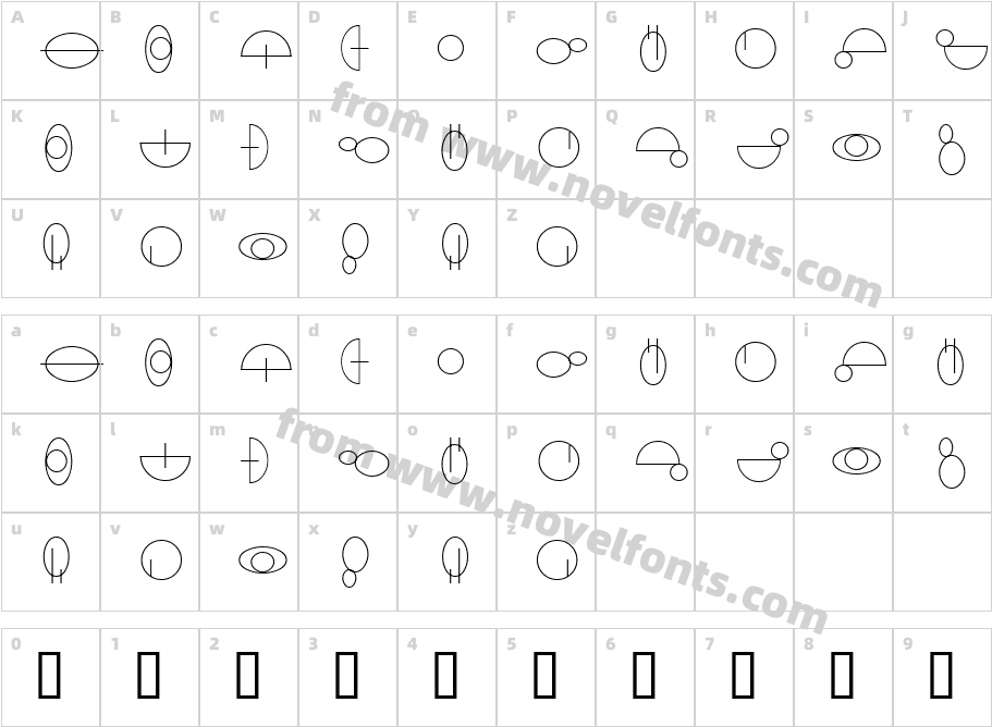 Jedi SymbolCharacter Map