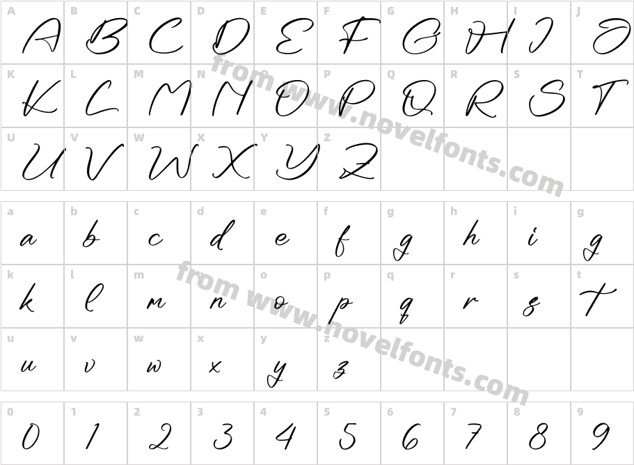 Jejak CinttaCharacter Map