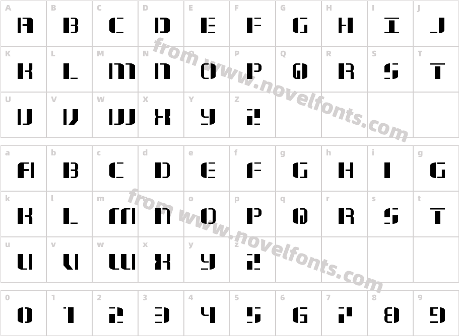 JetwayExpandedCharacter Map