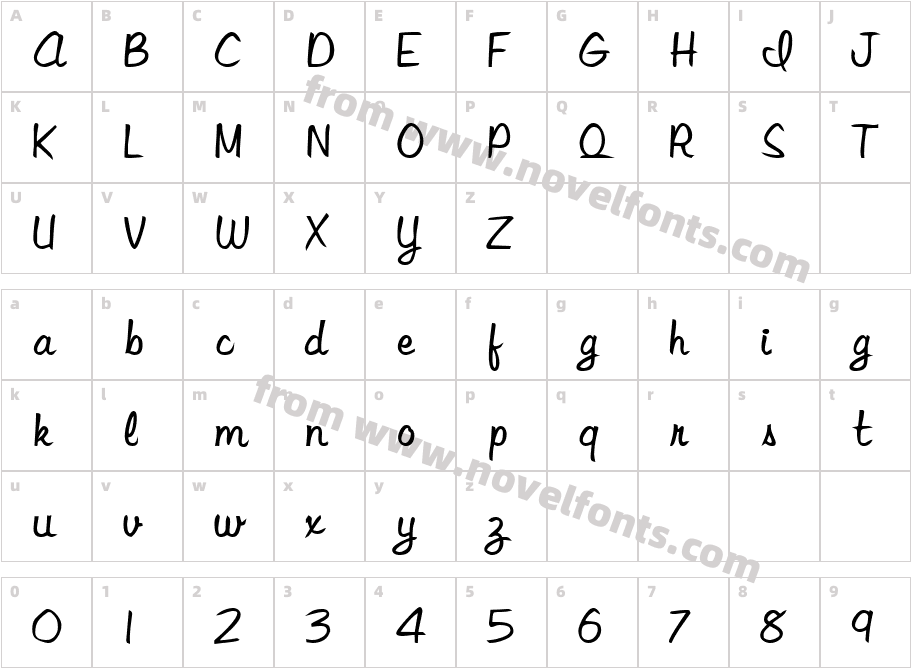 JitterScriptSSK_BoldCharacter Map