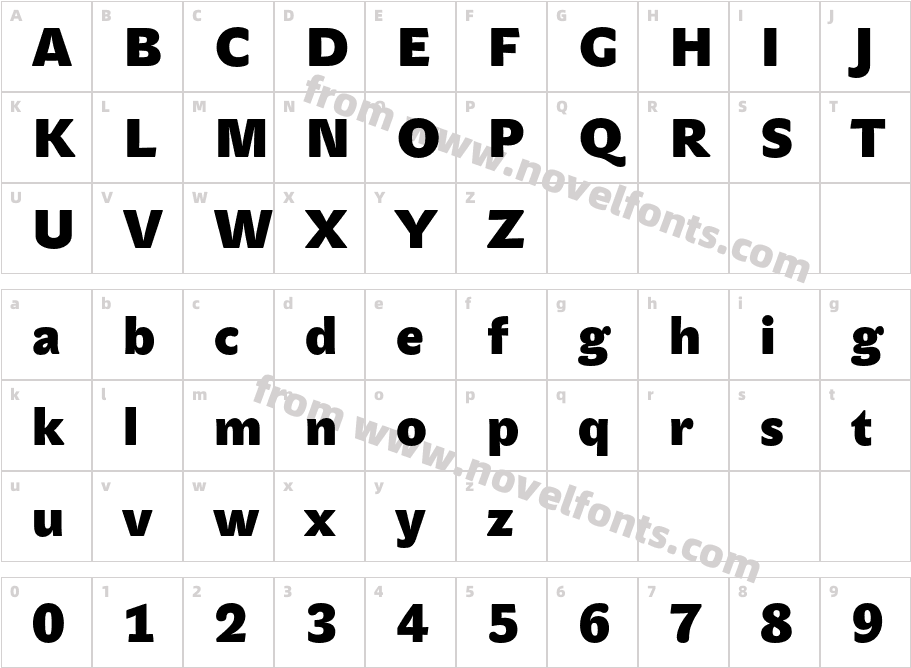 JohnSans-Heavy-Pro-Bold_25367Character Map