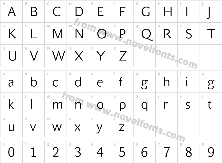 JohnSans-Lite-Pro_25371Character Map