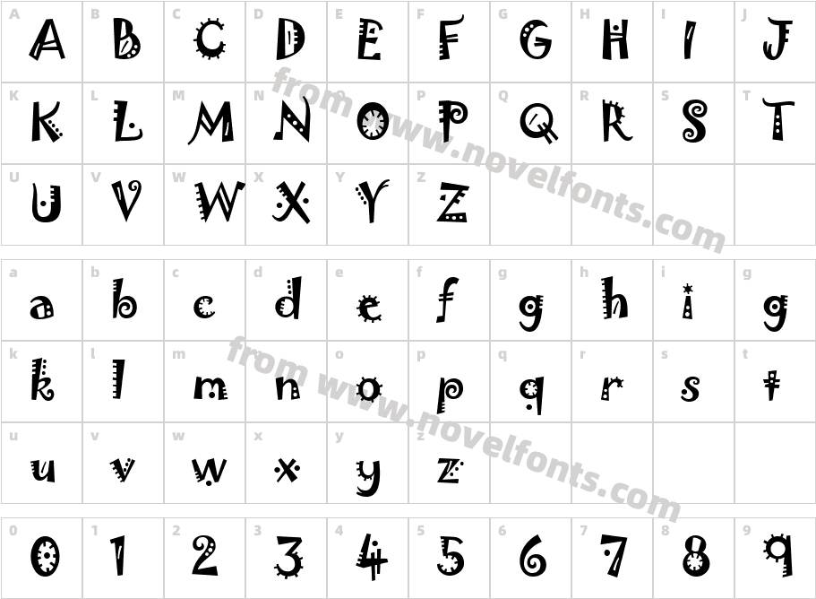 Joker_BoldCharacter Map