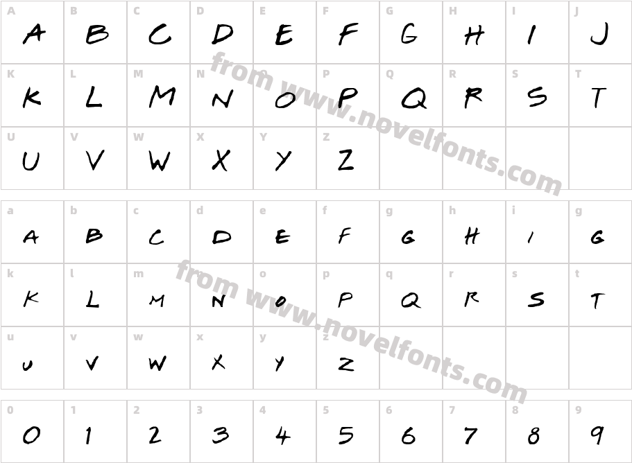 Josef-Xuereb-s-Friends---RegularCharacter Map