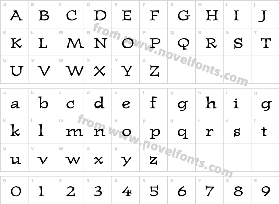 JournalUltraCharacter Map