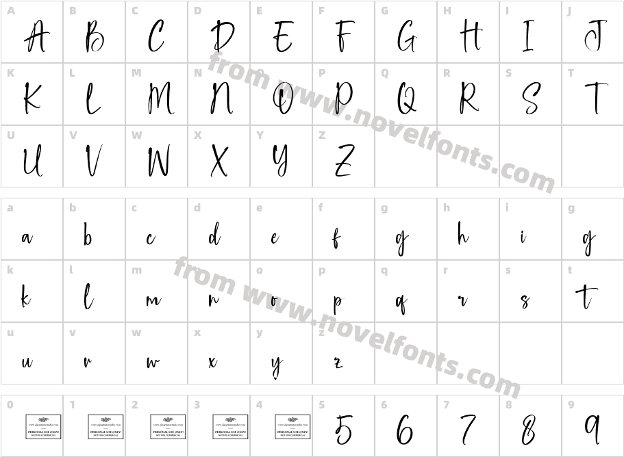 Jubilation-6Yl5qCharacter Map