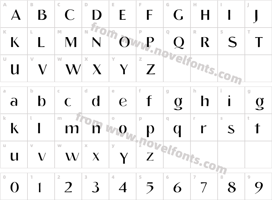 Julius LightCharacter Map