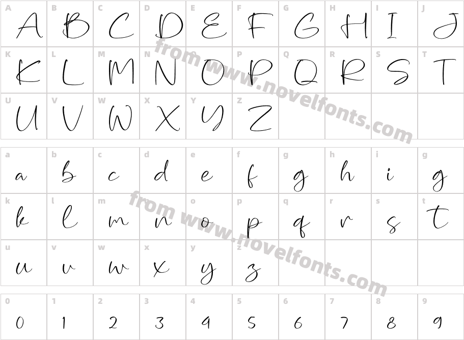 Junkley HandlleCharacter Map