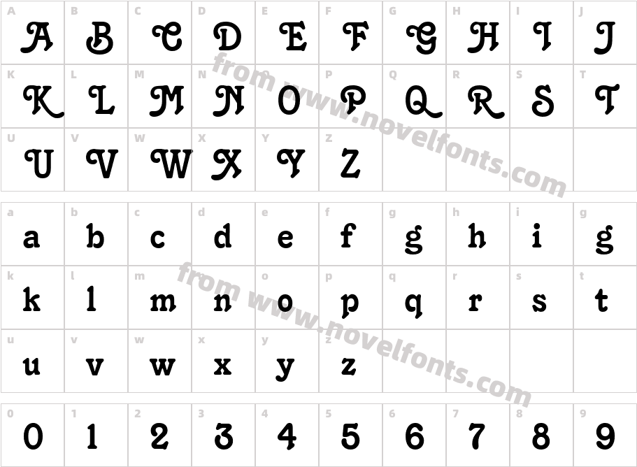 K1996 JCharacter Map