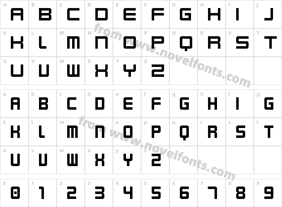 KARNIVORCharacter Map