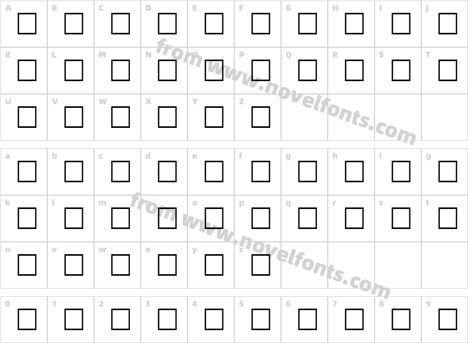 KEITHCharacter Map