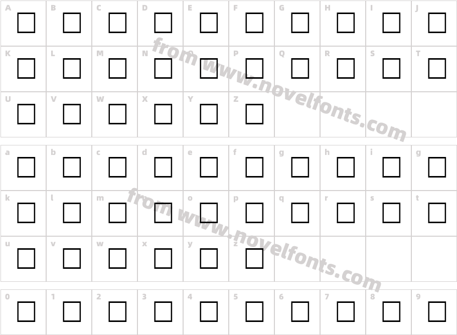 KENDALLCharacter Map