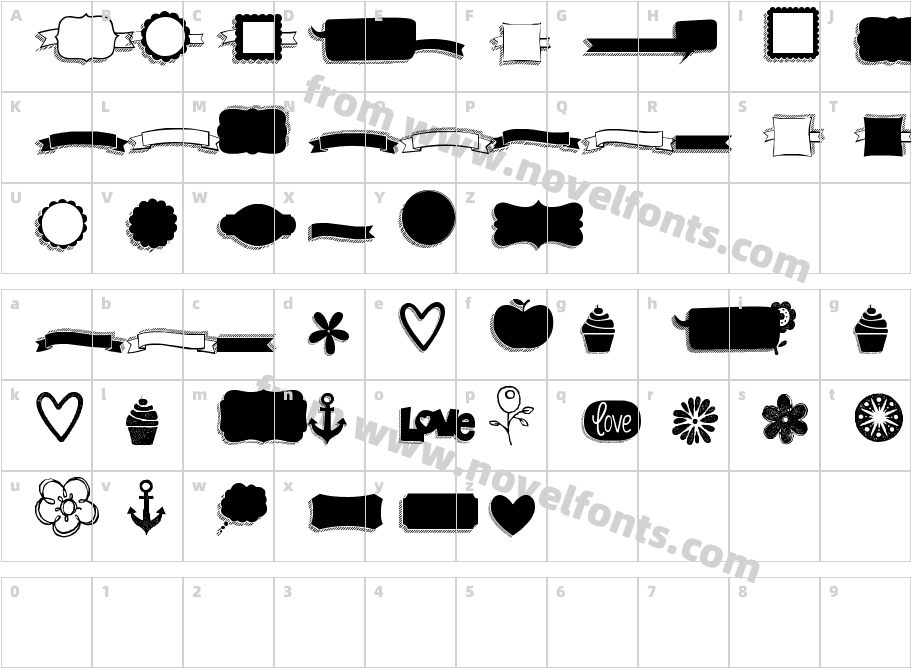 KG Flavor And Frames SixCharacter Map