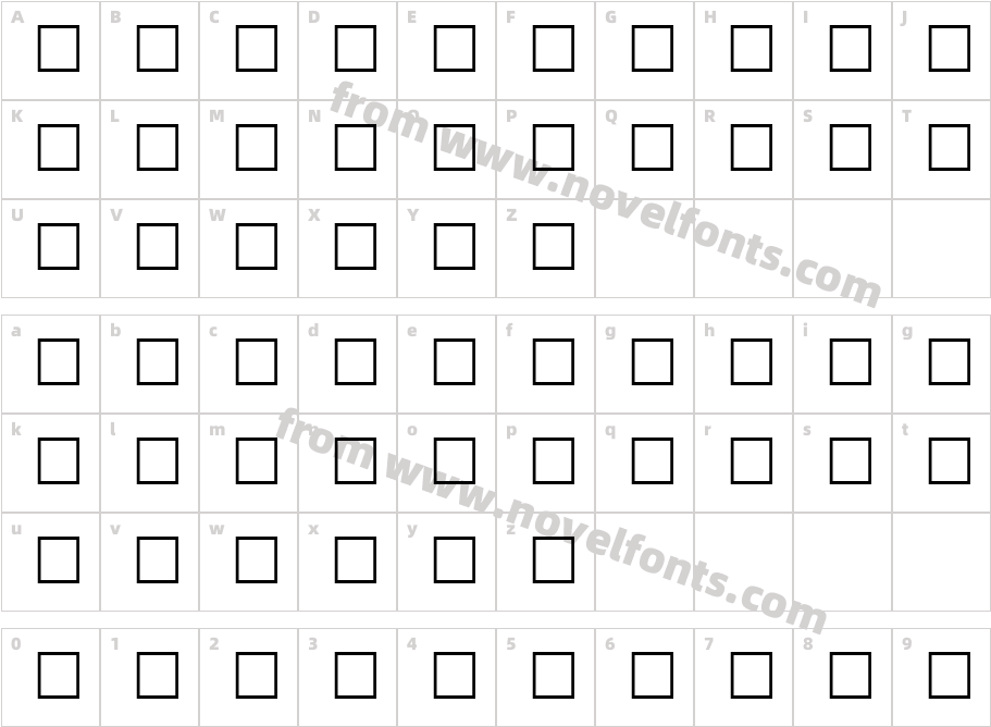 KITSCHCharacter Map