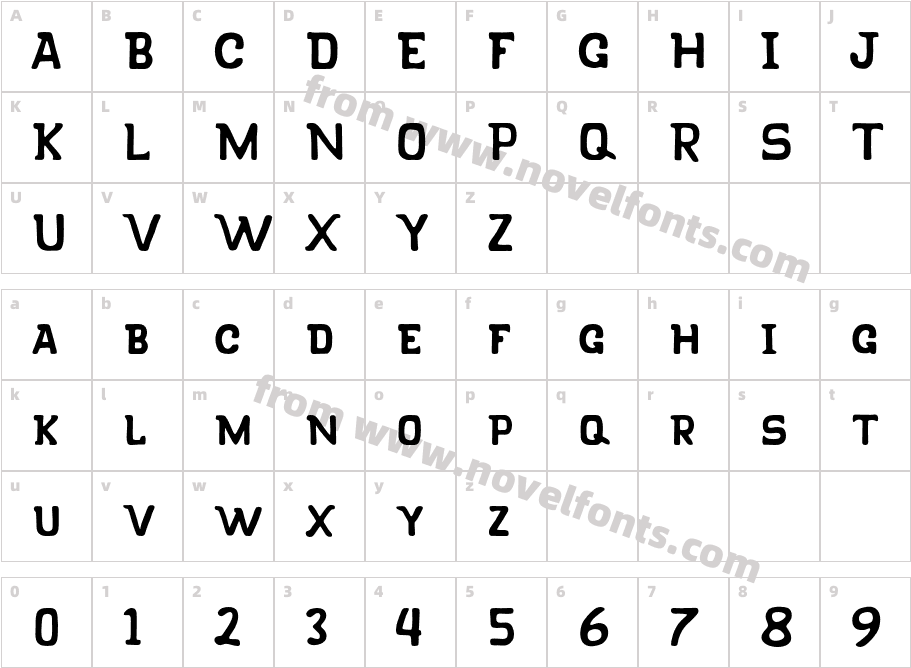 KLAPJOCharacter Map