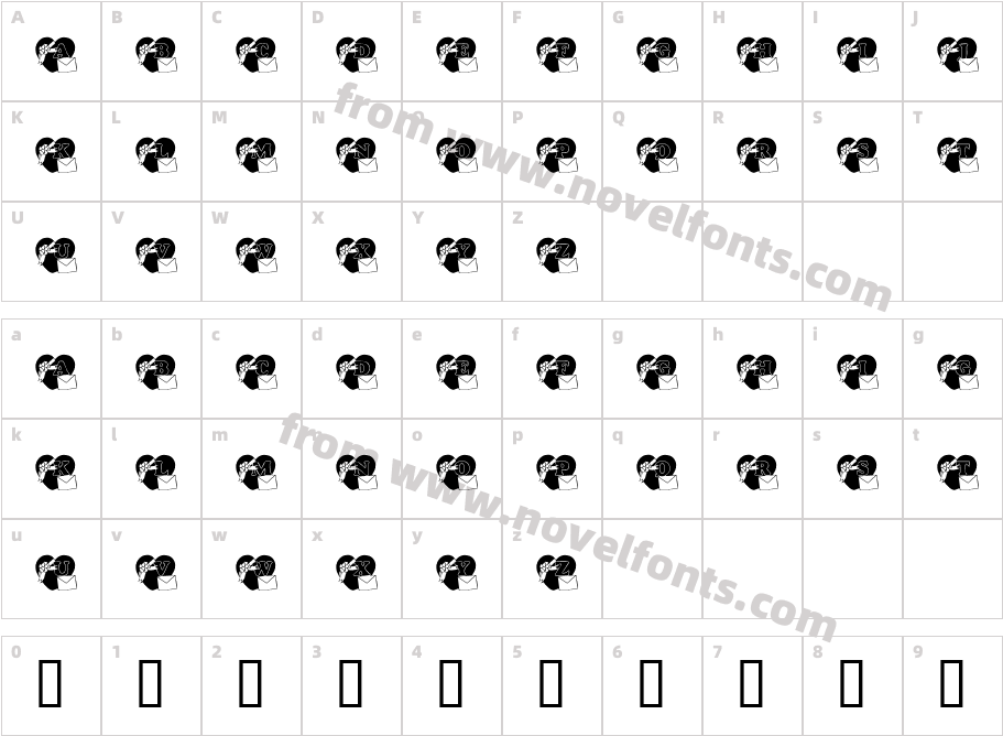 KR For YouCharacter Map