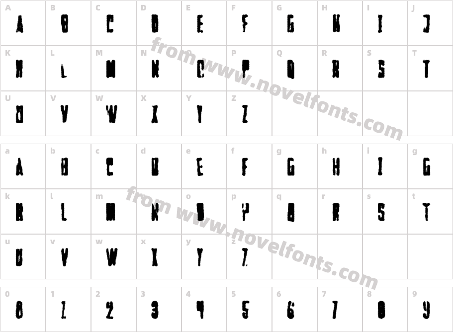 Faltura AlienCharacter Map