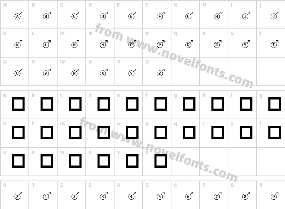 KR Oh Man!Character Map