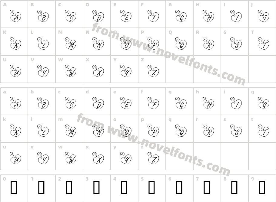 KR Online LoveCharacter Map