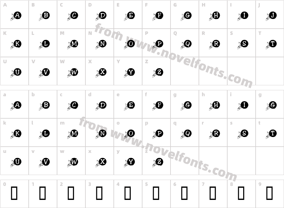 KR Orange BlossomCharacter Map