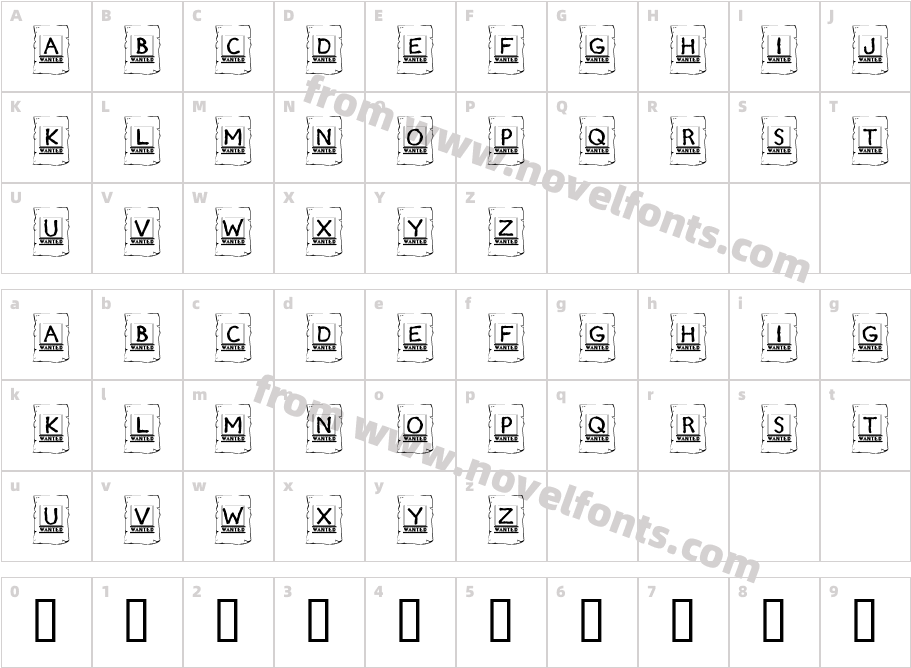 KR Wanted!Character Map