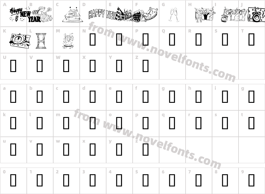 KR Welcome 2002 Pt 2Character Map