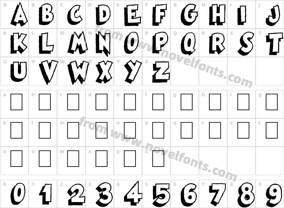 Famous Oldies ShadCharacter Map