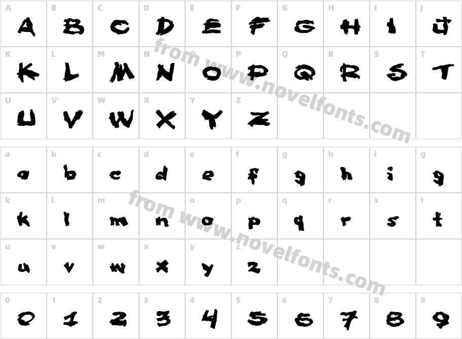 Famous fromageCharacter Map