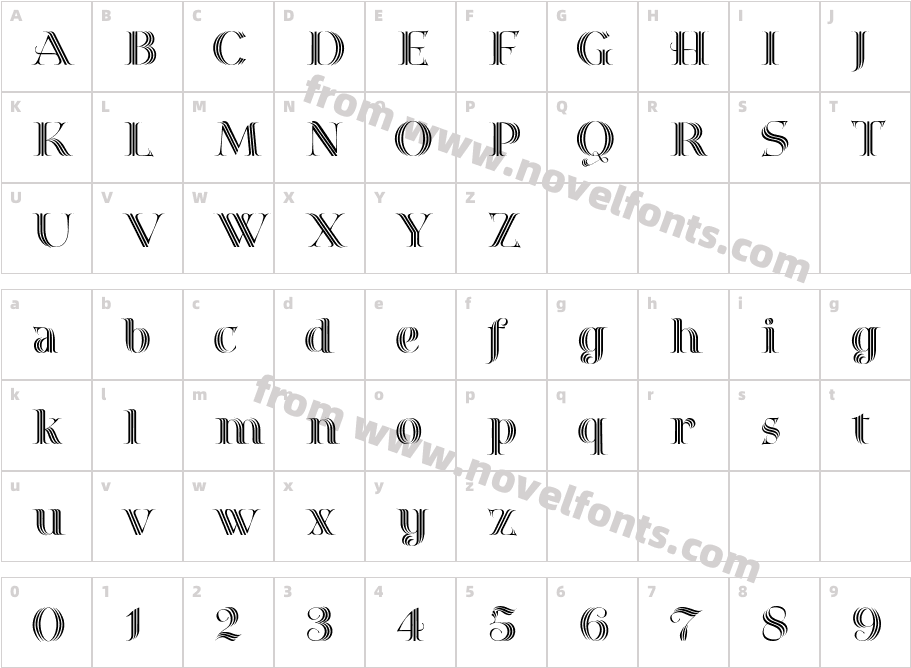 FanfarrónCharacter Map