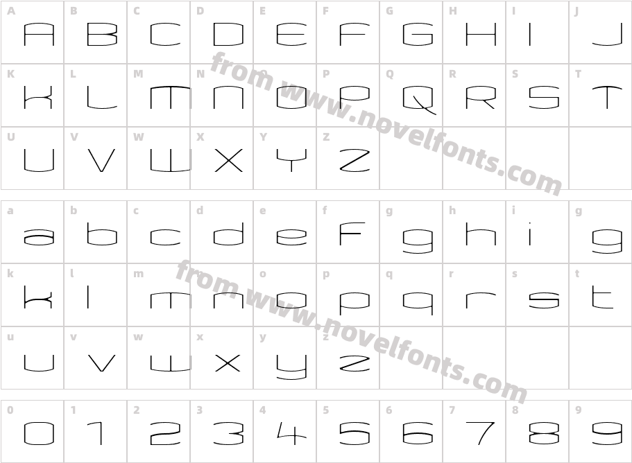 Kameleon ThinCharacter Map