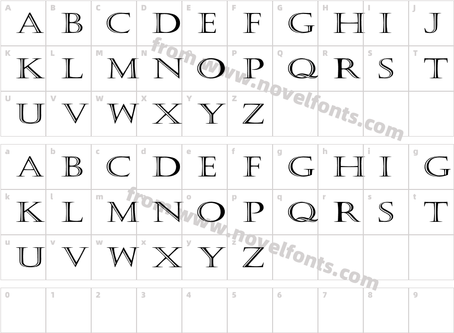 Kastellar WdCharacter Map