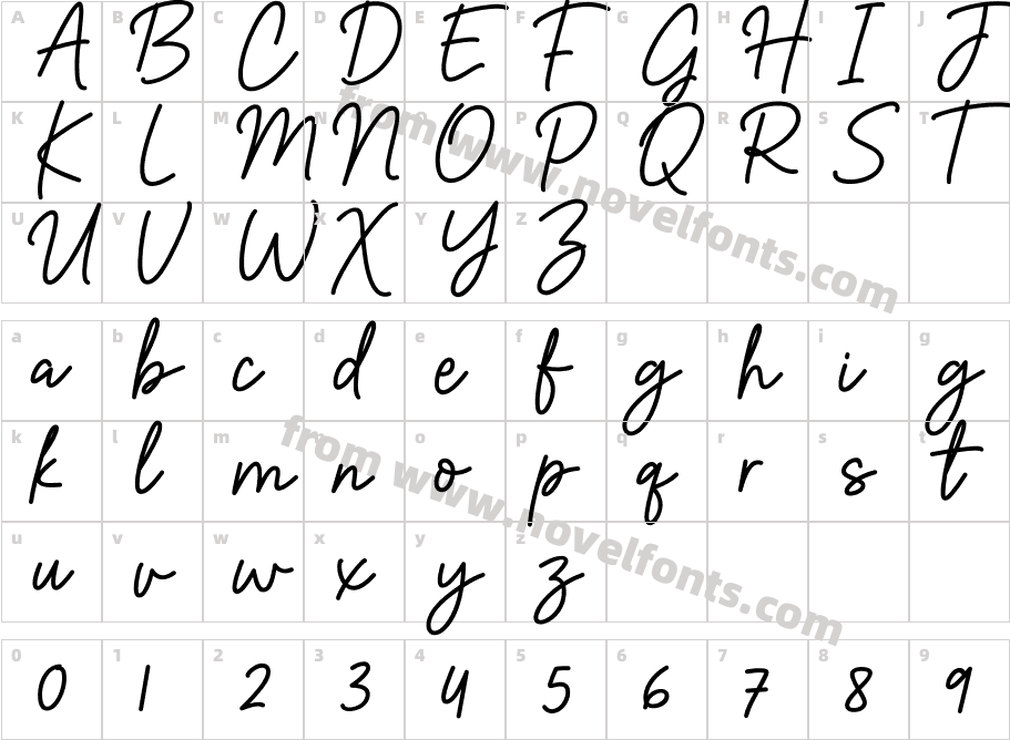 Katherine Thompson DEMO! DEMO!Character Map