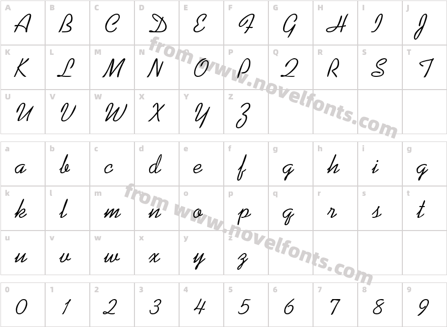 Kaufmann-Regular-DB_25978Character Map