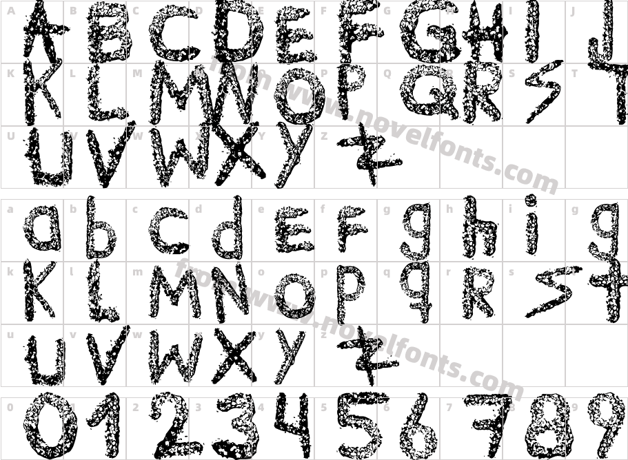 Ke$hanimalCharacter Map