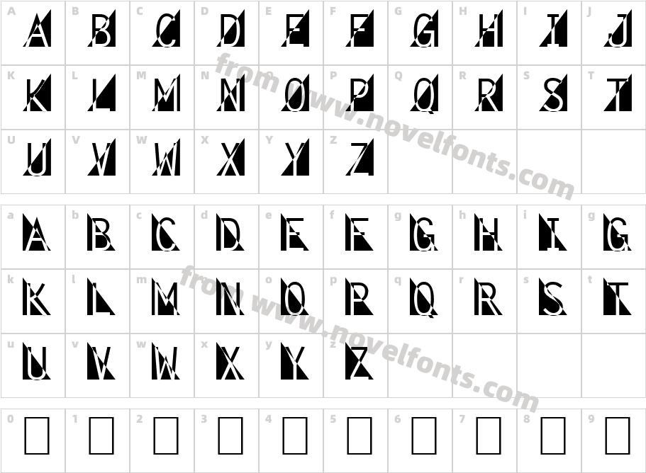 Fantomet 1Character Map