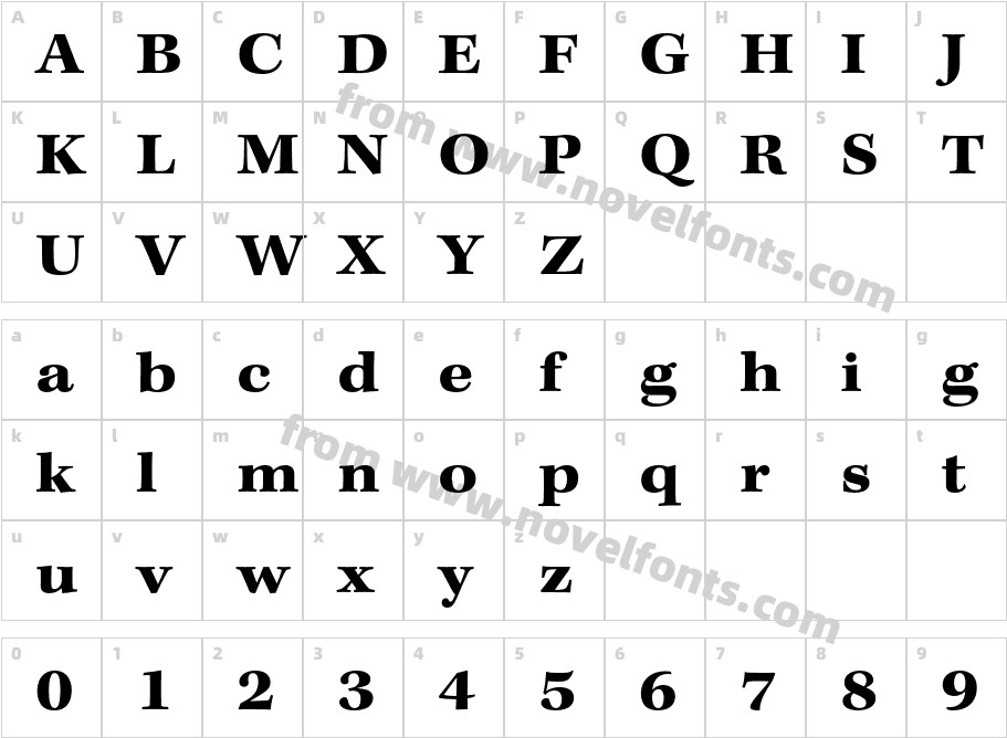 Kepler Std Ext CaptCharacter Map