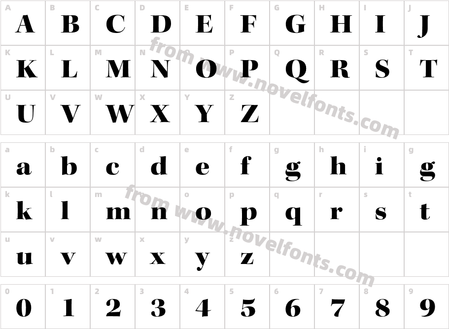 Kepler Std Medium Ext DispCharacter Map