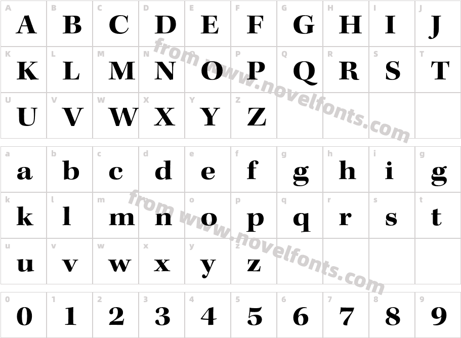 Kepler-Std-Bold-Extended-Subhead_26087Character Map