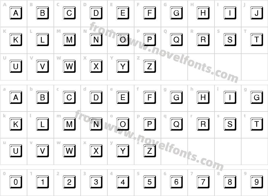 Keystone-Normal_26271Character Map