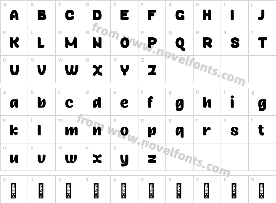 Kids Cute - Demo Version RegularCharacter Map