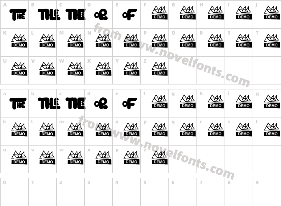 KingkС„ngAlternativeCharacter Map