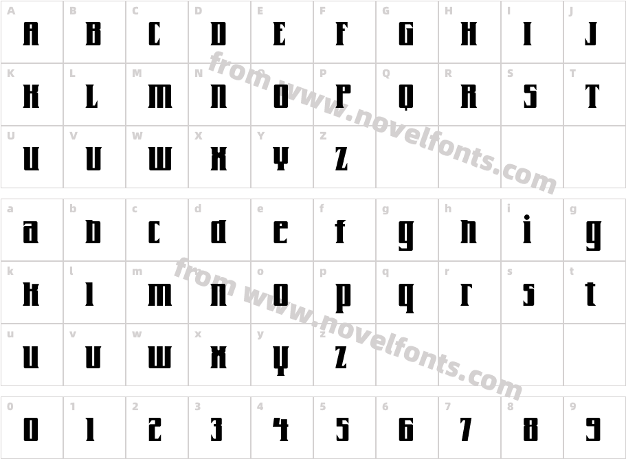 FarrierICG-BlackCharacter Map