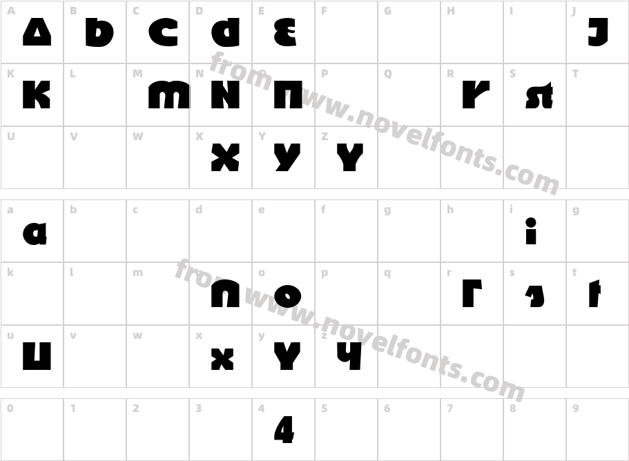 Kofi ExtraCharacter Map