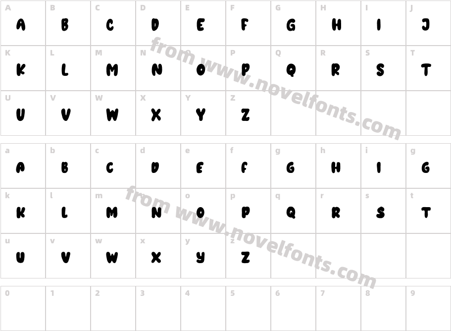 Krimson Free RegularCharacter Map