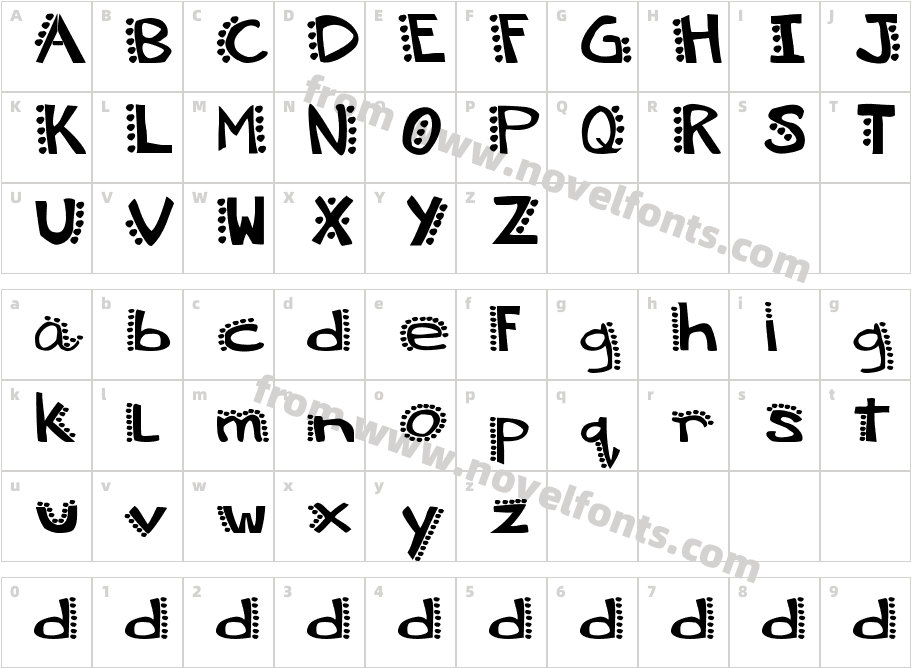 KrisdottyCharacter Map