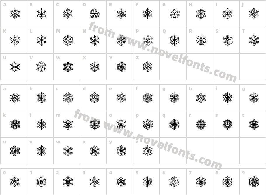 Faux Snow BRKCharacter Map