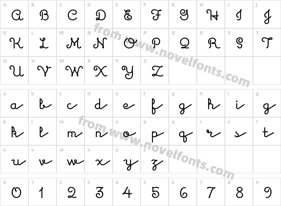 KulukundisITC TTCharacter Map