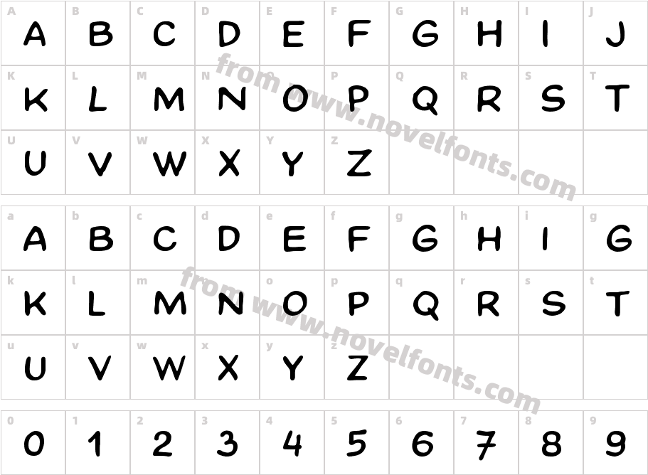 Kája Saudek BasicCharacter Map