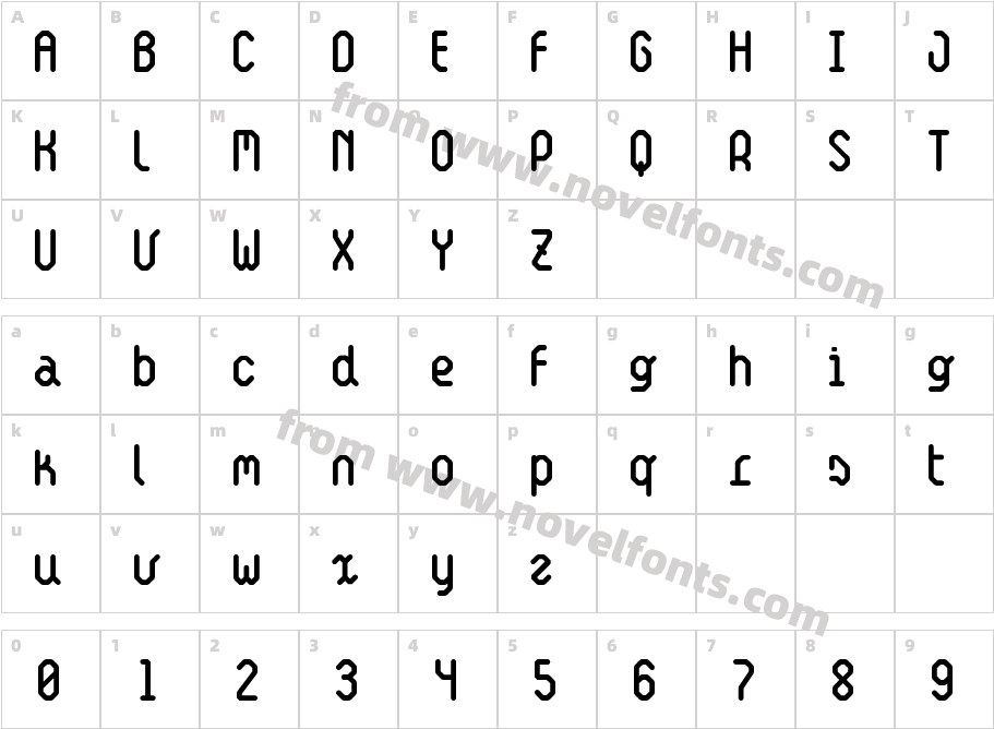 LAfactureCharacter Map