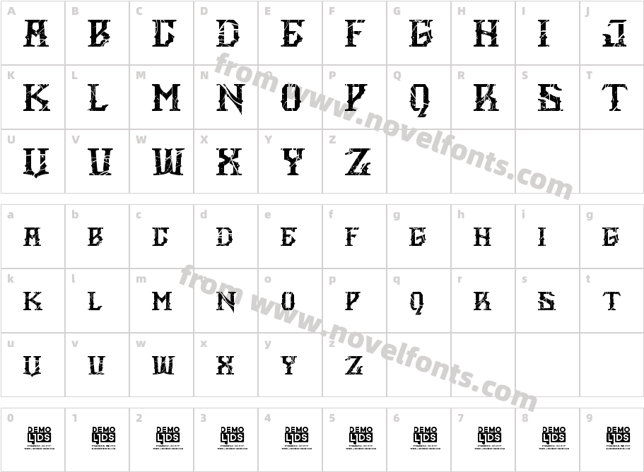 Letal DEMOCharacter Map